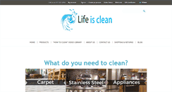 Desktop Screenshot of lifeisclean.com
